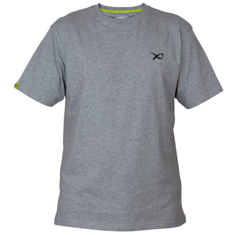 Matrix Minimal Grey Marl T Shirt Medium