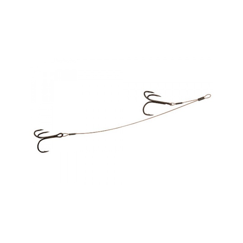 Fox Rage 49 Strand Double Stinger 10cm/5cm - Size 4/6 - 12 Kg