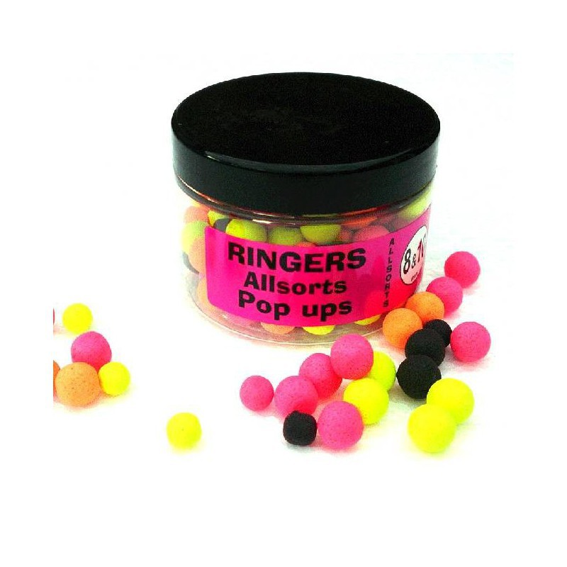 Ringers Boilies Allsorts Pop Ups 8 & 10 mm