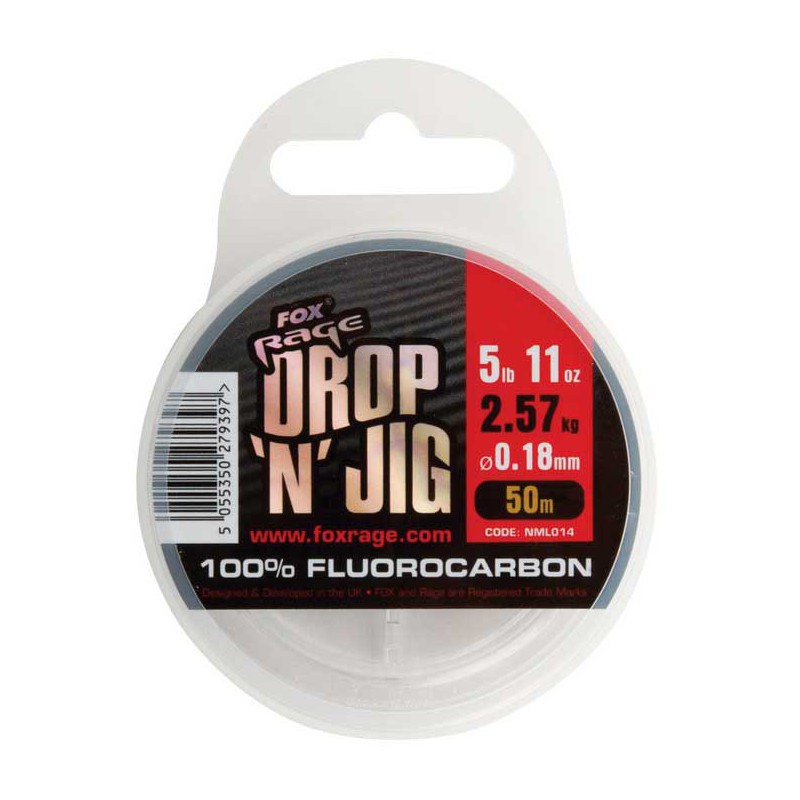 Fox Rage Illusion Fluorocarbon Trans Khaki 0.28 mm