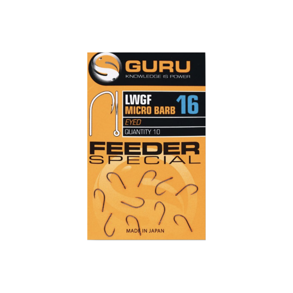 Guru LWG Feeder Special Eyed Size 20 Barbed Hook kopen - De goedkoopste in  NL!