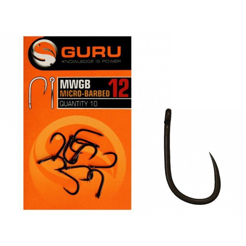 Guru MWG Eyed Barbed Hook Size 12