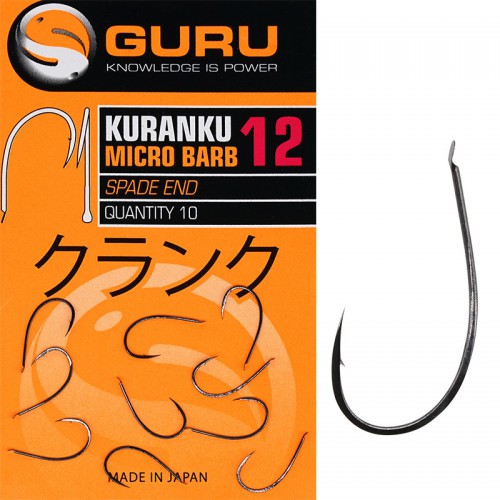 Guru Kuranku Spade End Size 12 Barbed Hook