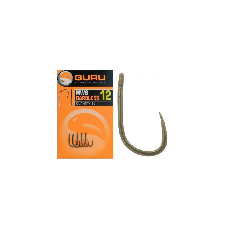 GURU MWG Hook Barbless / Eyed - size 10