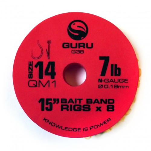 Guru QM1 Baid Band Ready Rigs 15'' Size 12 (0.22mm)