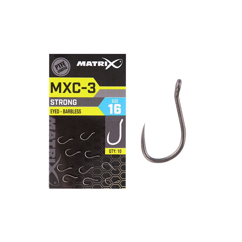 Matrix MXC-3 Strong Eyed Barbless Size 16