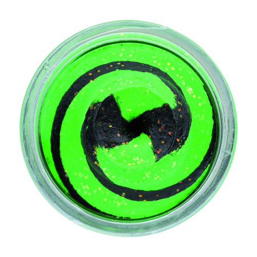 Powerbait Glitter Anise Spring Green - Black Troutbait