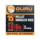 Guru Bait Band – Pellet Wagglers Ready Rig 15'' Size 14