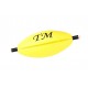Trout Master Oval Fast Pilots Yellow 12 mm