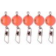 Trout Master Swivel Snap Pilots Orange 10 mm