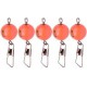 Trout Master Swivel Snap Pilots Orange 10 mm