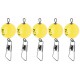 Trout Master Swivel Snap Pilots Yellow 12 mm