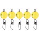 Trout Master Swivel Snap Pilots Yellow 12 mm