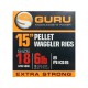 Guru Bait Band – Pellet Wagglers Ready Rig 15'' Size 18