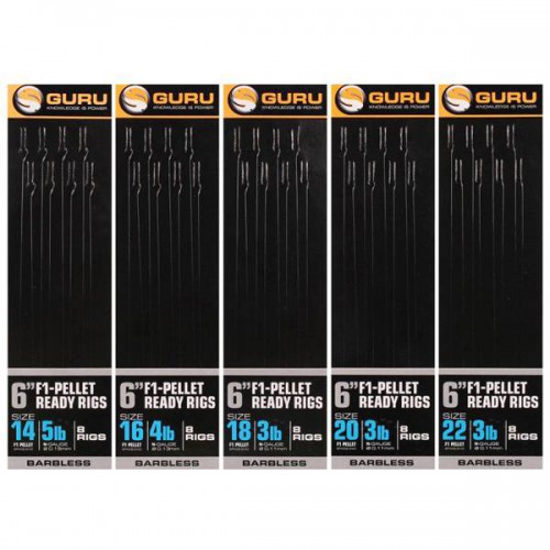 Guru F1 Pellet Pole Rig 6'' Size 16 (0.13mm)