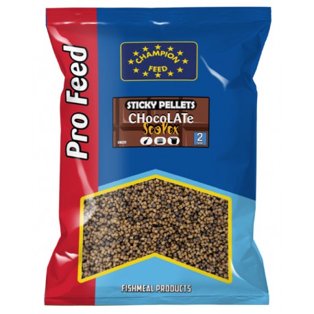 Champion Feed 2 mm Chocolat Scopex Sticky Pellets