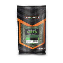 Sonubaits 4 mm Marine Green Feed Pellet