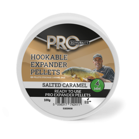 Sonubaits Salted Caramel 4mm PRO Hookable Expander Pellets
