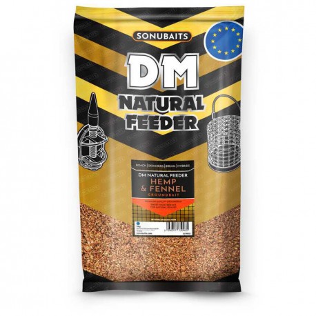 Sonubaits DM Natural Feeder Hemp & Fennel Groundbait