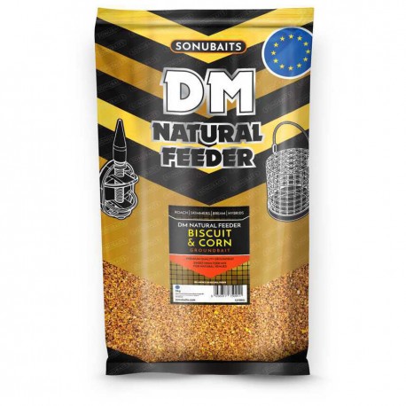 Sonubaits DM Natural Feeder Biscuit & Corn Groundbait