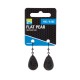 Preston 15 gr Flat Pear Leads