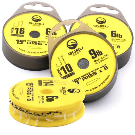 Guru SMWG Speed Stop Ready Rigs 15'' Size 10 (0.19mm)