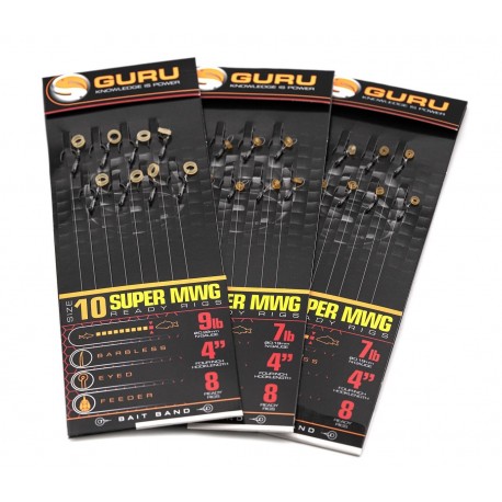 Guru SMWG Bait Bands Ready Rigs 4'' Size 18 (0.15mm)