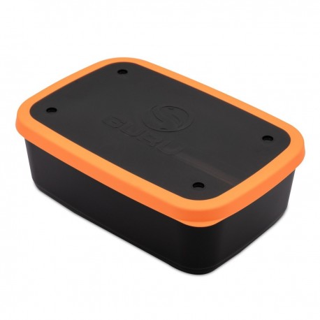 Guru Bait Box 5.3 Pint - 3.00 Liter Orange Solid Lid