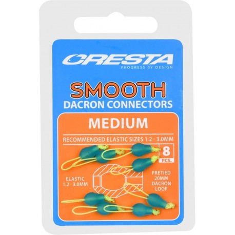 Cresta Size Medium Smooth Dacron Connectors