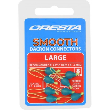 Cresta Size Large Smooth Dacron Connectors