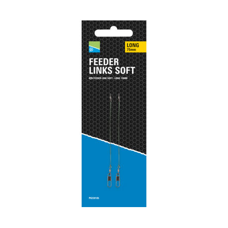 Preston Feeder Links Soft long 75 mm