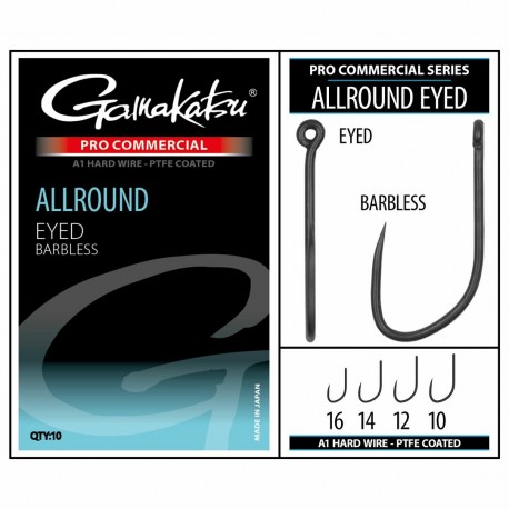 Cresta Size 16 Allround Eyed PRO Commercial Barbless Hook