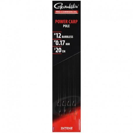 Cresta 20 cm Power Carp Pole Rigs Size 12 PRO Commercial Barbless