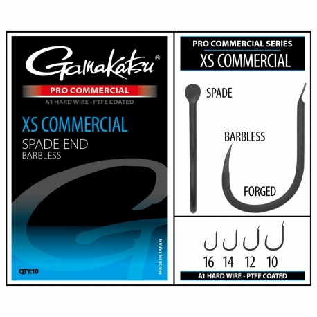 Cresta Size 12 XS Commercial Spade PRO Commercial Barbless Hook