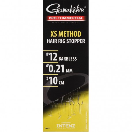 Cresta 10 cm XS Method Hair Rig Easy Stop Size 14 PRO Commercial Barbless