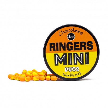 Ringers 5 mm Mini Duos Chocolate Orange - Yellow Wafters