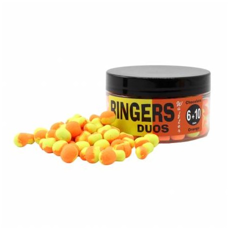 Ringers 6-10 mm Duo's Chocolate Yellow - Orange Wafters