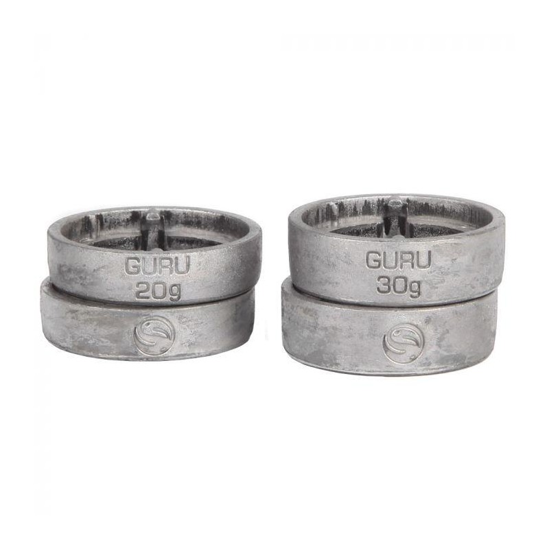 Guru X-Change Distance Feeder Weights Light Spare Pack 20-30 Gr