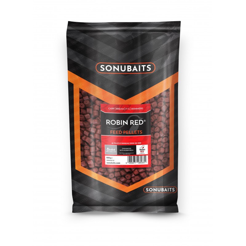 Sonubaits Robin Red Feed Pellet 8 mm (Pre Drilled)