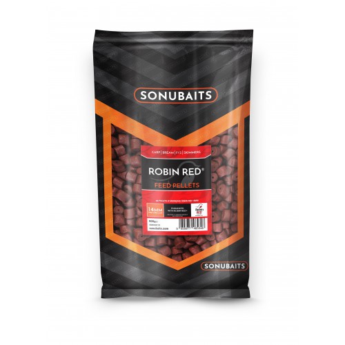 Sonubaits Robin Red 14 mm Feed Pellet (Pre Drilled)