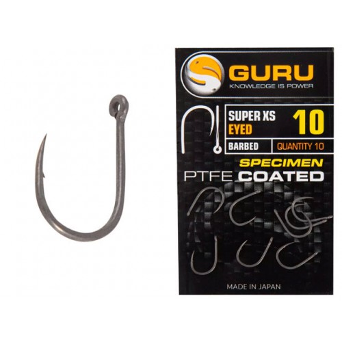 Guru Super XS Eyed Size 12 Barbed Hook