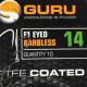 Guru F1 Eyed Barbless Hook Size 14
