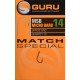Guru Match Special Spade End Barbed Hook Size 12