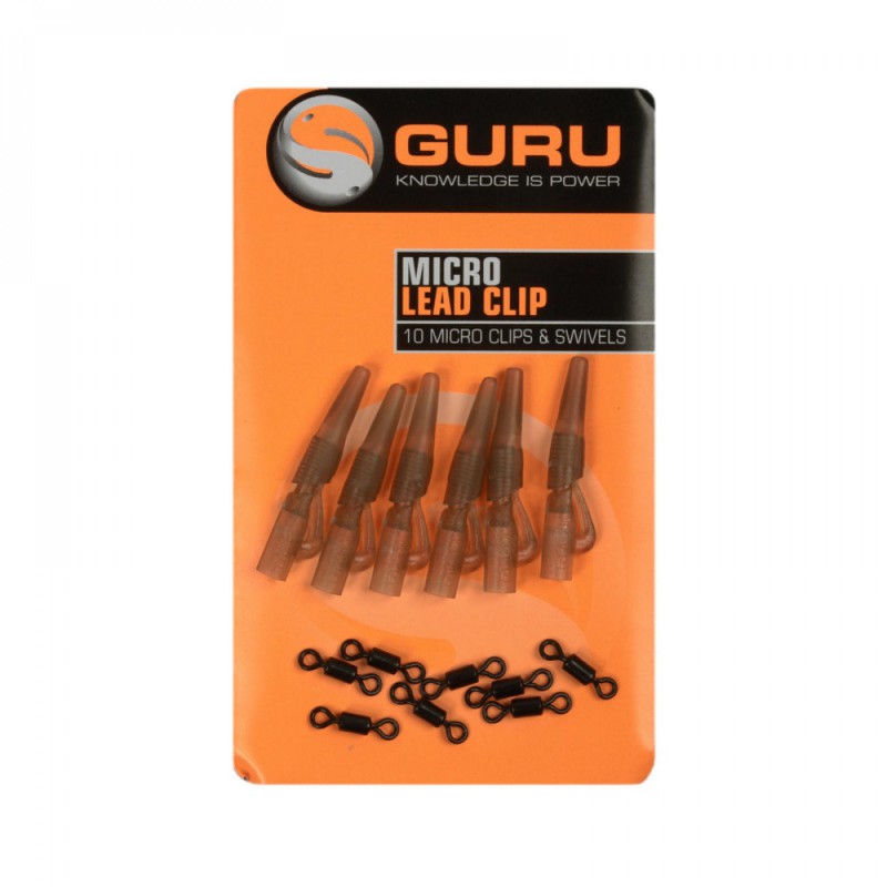 Guru Micro Lead Clips, Swivels & Tail Rubbers