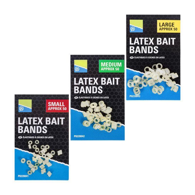 Preston Latex Bait Bands Small