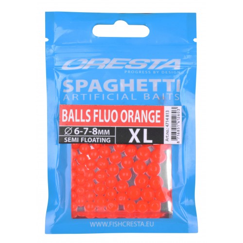 Cresta XL Balls Fluo Orange Spaghetti
