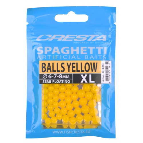 Cresta XL Balls Fluo Yellow Spaghetti