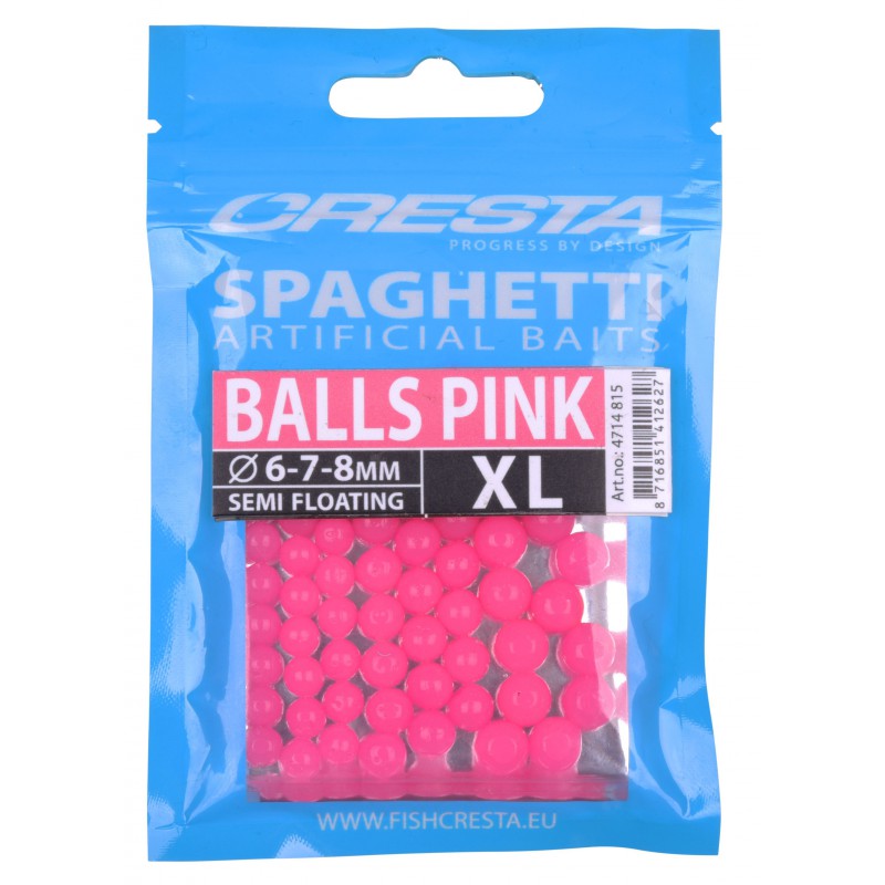 Cresta Spaghetti Balls Fluo Pink XL