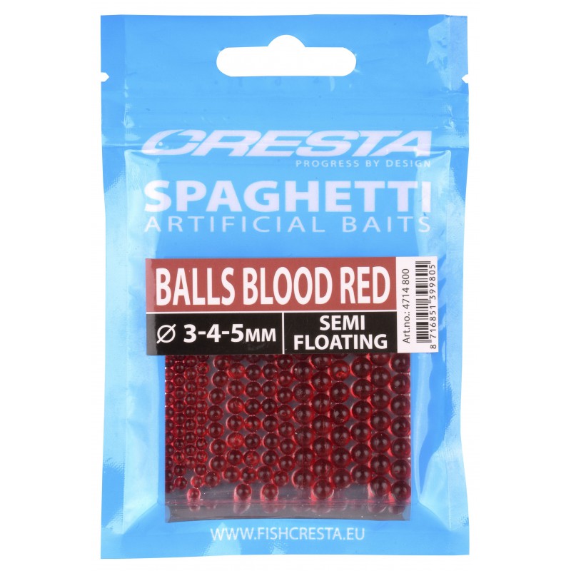 Cresta Spaghetti Balls Blood Red