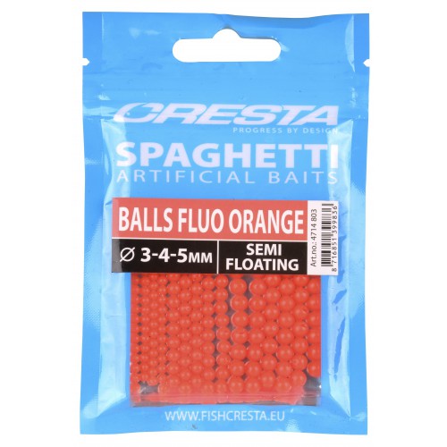 Cresta Balls Fluo Orange Spaghetti